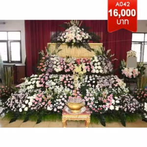 ดอกไม้งานศพ วัดบุณยประดิษฐ์ วัดสุมันเศรษฐีวิหาร