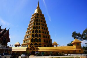พวงหรีดวัดท่าอิฐ อำเภอปากเกร็ด กรุงเทพมหานคร